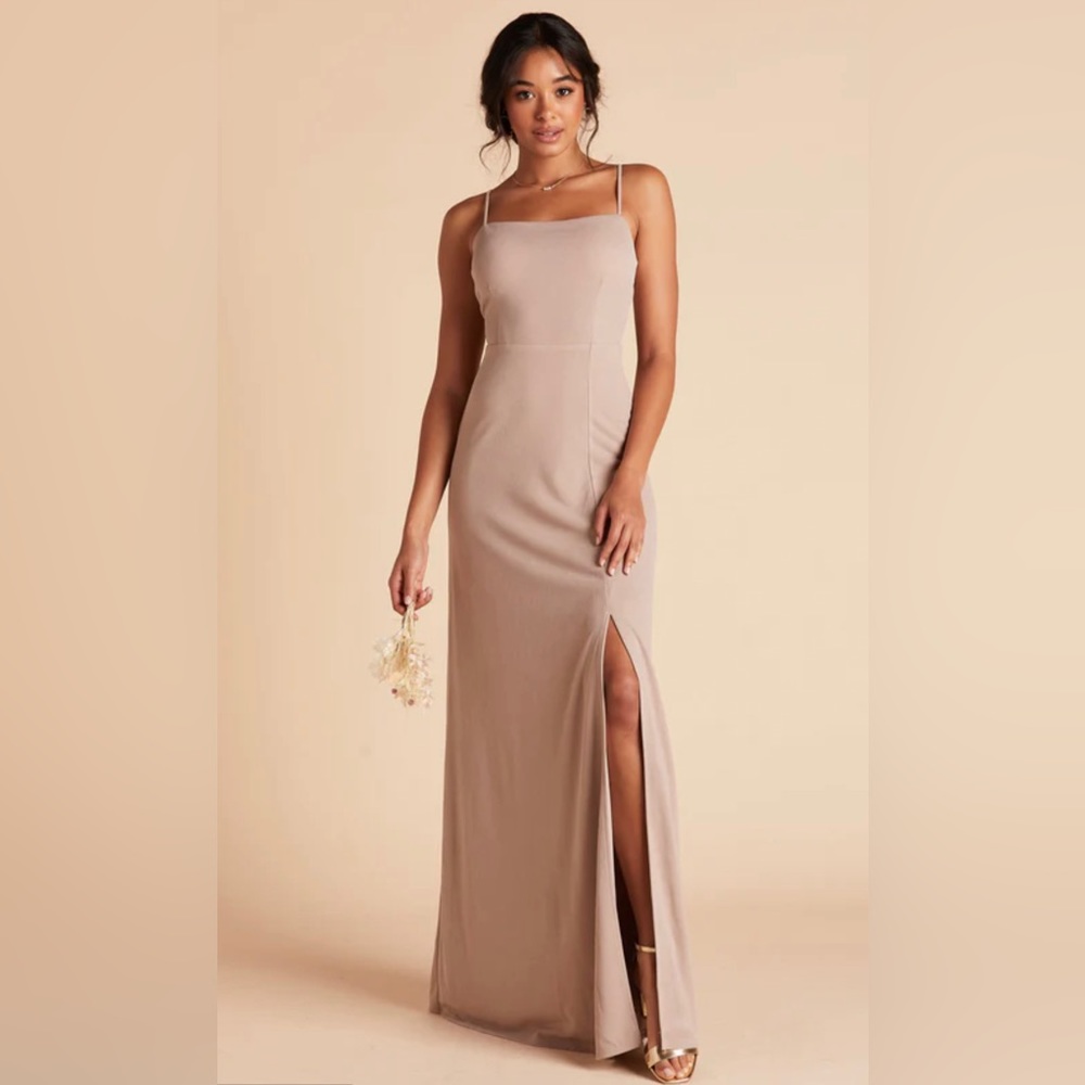 Buddy Grey Benny Crepe Dress - Taupe